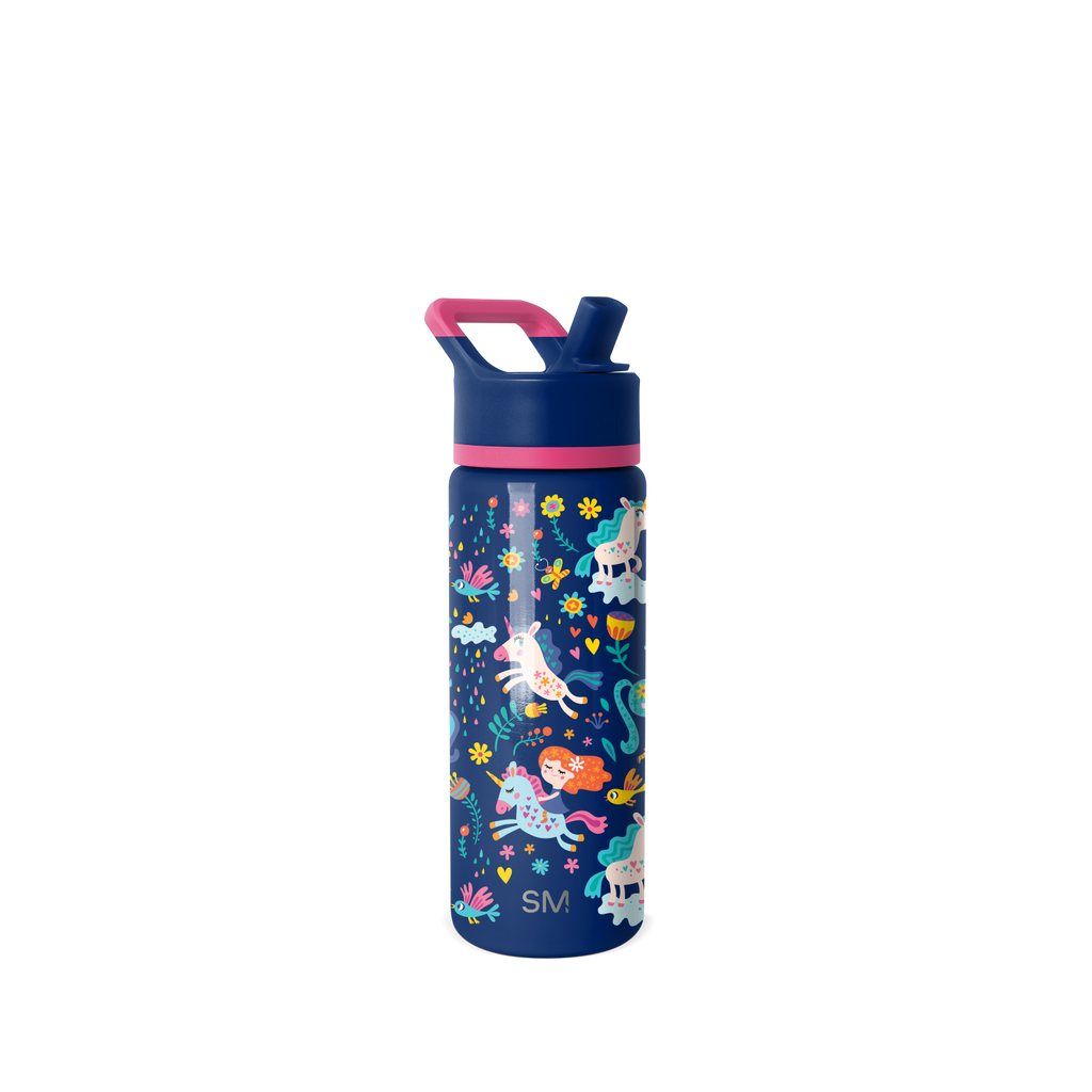 Summit Kids Water Bottle with Straw Lid
